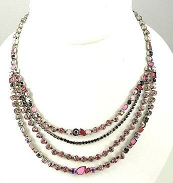 Sorrelli Gum Drop Swarovski Crystals Necklace