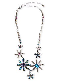 Sorrelli Bright Haze Swarovski Crystal Bib Necklace