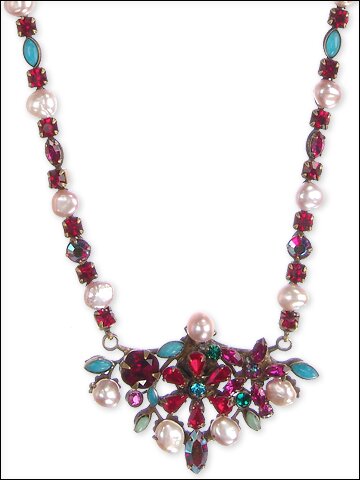 Sorrelli Fruit Swirl Swarovski Crystal Necklace