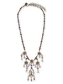 Sorrelli M & M Fancy Swarovski Crystal Necklace