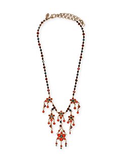 Sorrelli Red Delicious Swarovski Crystal Necklace