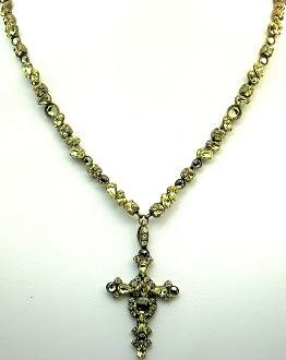 Sorrelli Lemon Drop Swarovski Crystal Cross