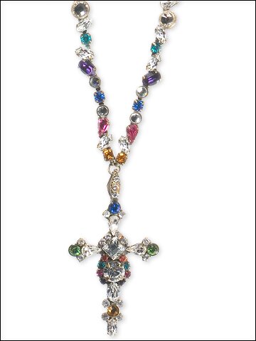 Sorrelli Looking Glass Swarovski Crystal Cross