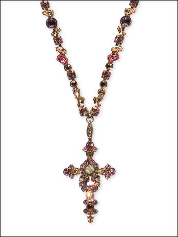 Sorrelli Rosy Cheeks Swarovski Crystal Cross