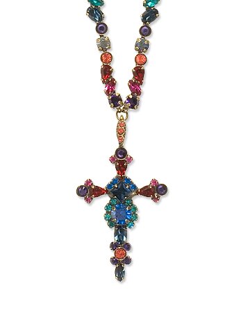 Sorrelli Scream & Shout Swarovski Crystal Cross