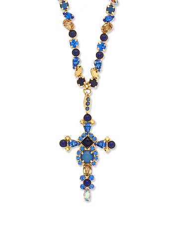 SORRELLI LAPIS SWAROVSKI CRYSTAL CROSS