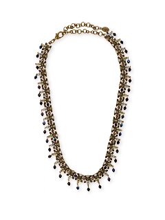 SORRELLI ICED COFFEE SWAROVSKI CRYSTAL NECKLACE