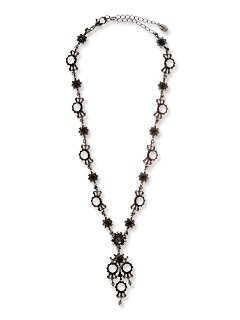 Sorrelli Midnight Moon Swarovski Crystal Necklace