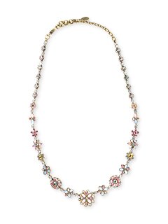 Sorrelli A Touch of Class Swarovski Crystal Lace Design Necklace
