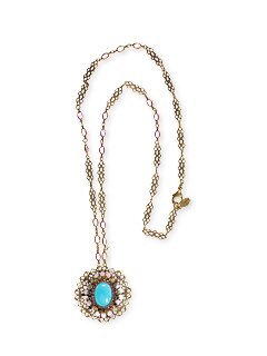 Sorrelli Happy Birthday Opaque & Crystal Long Necklace with Pendant