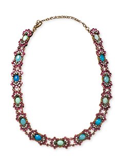 Sorrelli Happy Birthday Semi-Precious & Swarovski Crystal Bold Necklace