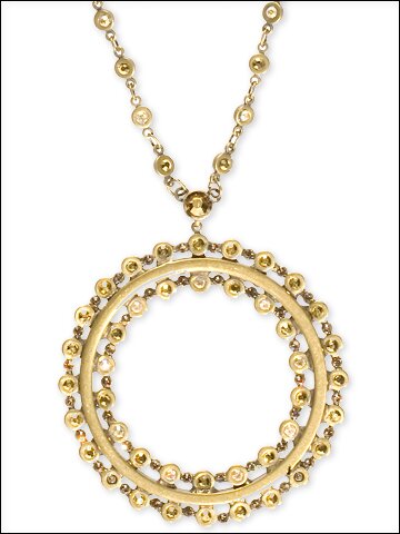 Sorrelli Fool's Gold Swarovski Crystal Pendant