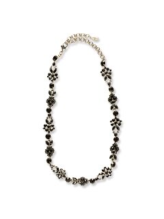 Sorrelli Black Velvet Swarovski Crystal Necklace