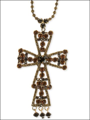 Sorrelli Safari Swarovski Crystal Cross