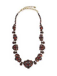 Sorrelli Red Siam Swarovwski Crystal Necklace
