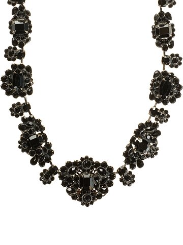 Sorrelli Black Velvet Swarovski Crystal Necklace