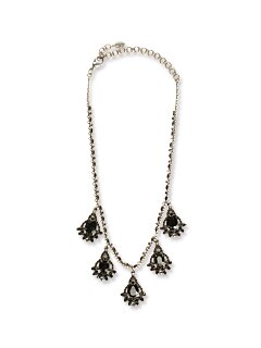 Sorrelli Black Velvet Swarovski Crystal Necklace