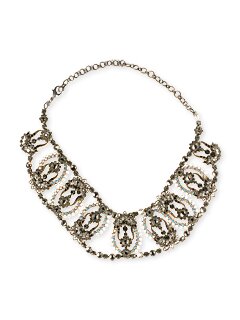 Sorrelli Silver Moon Swarovski Crystal Necklace