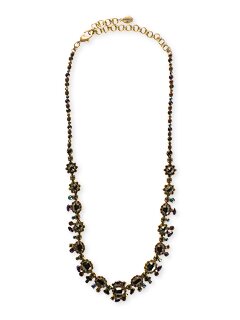 Sorrelli Simply Divine Crystal Station Graduated Necklace