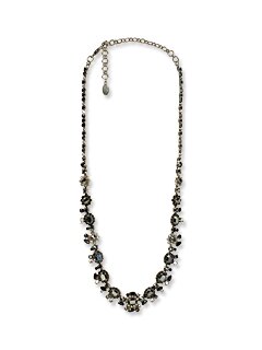 Sorrelli Black Velvet Swarovski Crystal Necklace