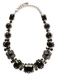 Sorrelli Black Velvet Swarovski Crystal Necklace
