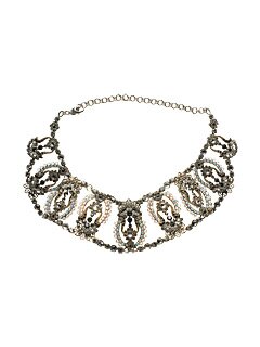 Sorrelli Silver Moon Swarovski Crystal Necklace