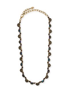 Sorrelli Simply Divine Scalloped Design Swarovski Crystal Necklace