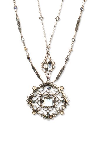 Sorrelli Coconut Swarovski Crystal Pendant