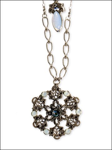 Sorrelli Coconut Double Strand Filagree Necklace