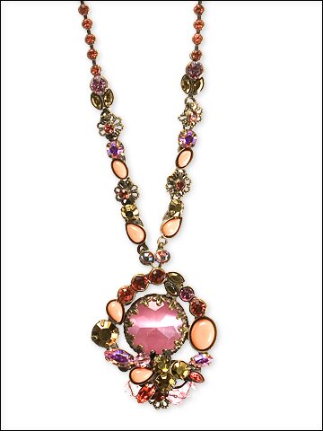 Sorrelli Kissy Fit Necklace With Flower Pendant