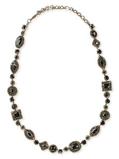 Sorrelli Black Ice Swarovski Crystal Necklace