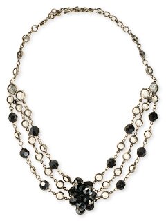 Sorrelli Black Ice Swarovski Crystal Necklace