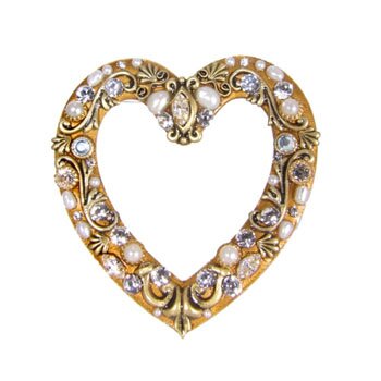 Michal Golan Heart Brooch
