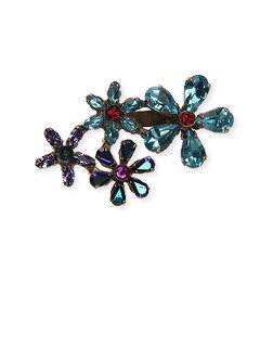 Sorrelli Captain and Teal Brooch