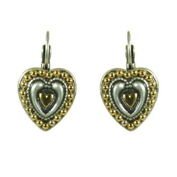 Michal Golan Silverado Heart Earrings