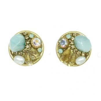 MICHAL GOLAN BLUE LAGOON CRYSTAL EARRINGS