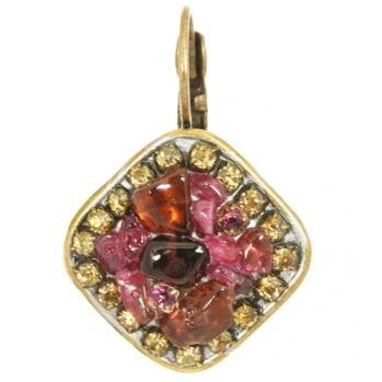 Michal Golan Merlot Earrings