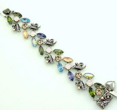 Mariana Bold Multi Colored Swarovski Crystal Bracelet