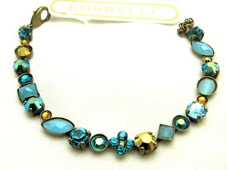 Sorrelli Lagoon Swarovski Crystal Bracelet