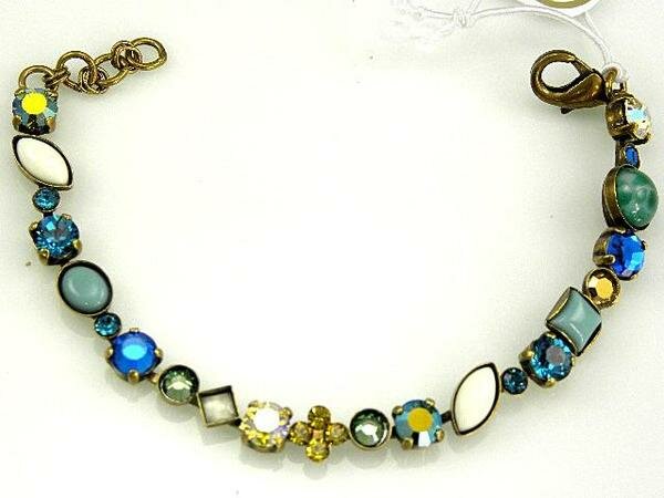 Sorrelli Spearmint Swarovski Crystal Bracelet