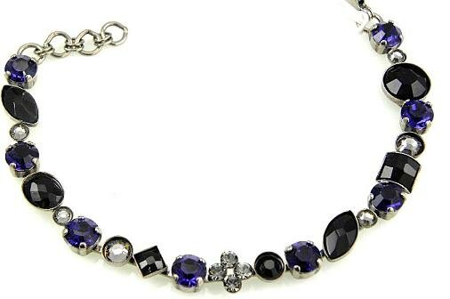 SORRELLI BLACK MAGIC SWAROVSKI CRYSTAL BRACELET