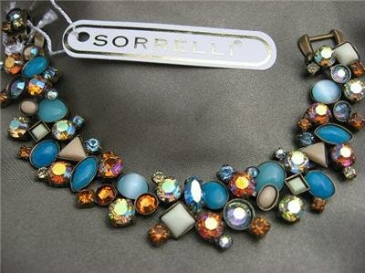 Sorrelli Blue Sunrise Swarovski Crystal Bracelet