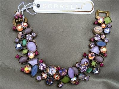 Sorrelli Lilac Swarovski Crystal Bracelet