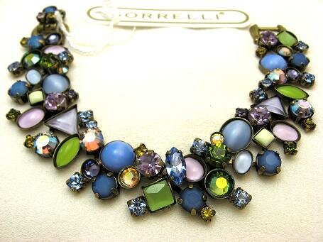 Sorrelli Hydrangea Swaroski Crystal Bracelet