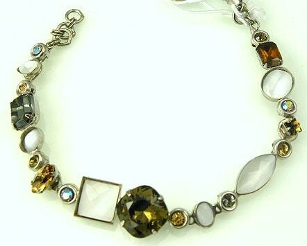 Sorrelli Coconut Swarovski Crystal Bracelet