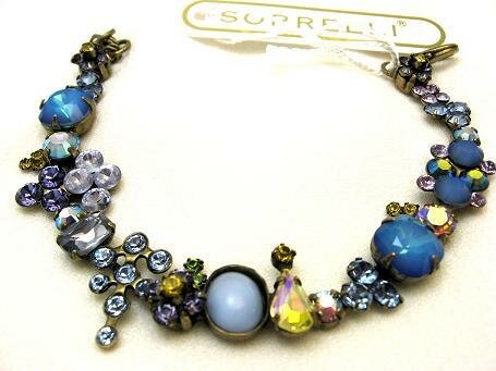 Sorrelli Hydrangea Swaroski Crystal Bracelet