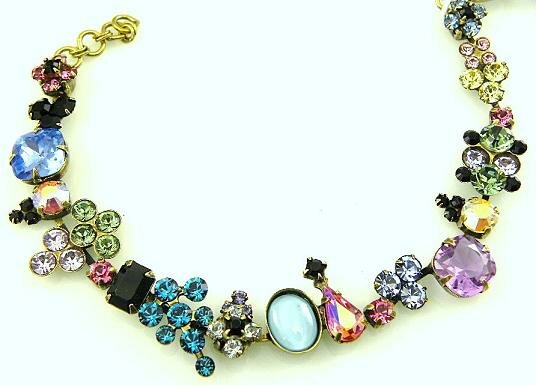 Sorrelli Licorice Twist Swarovski Crystal Bracelet
