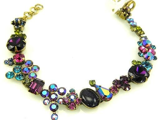 Sorrelli Super Multi Swarovski Crystal Bracelet