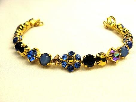 Sorrelli Lapis Swarovski Crystal Bracelet