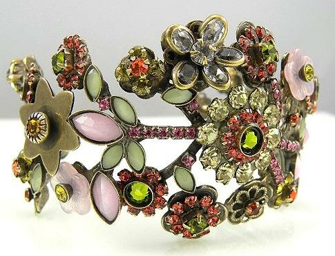 Sorrelli Juicy Fruit Swarovsk Crystal Cuff